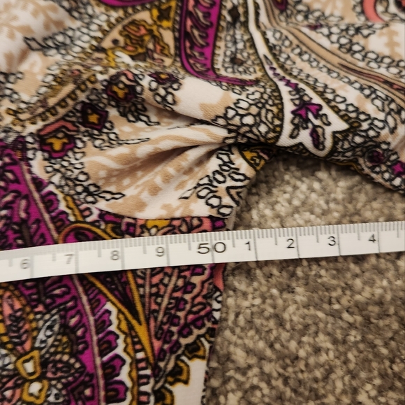 Pink Paisley Tunic 3/4 sleeves - Picture 6 of 6